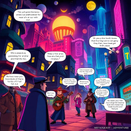 MetaQuest: Whose Adventure is it Anyway? - Text-based game