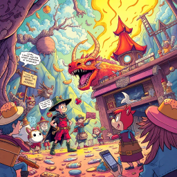 Metamayhem: Whose Adventure Is It Anyway? - Text-based game