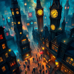 Temporal Thieves: The Clockwork Conundrum - Text-based game