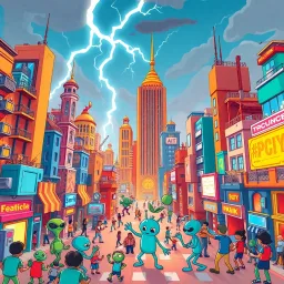 Metropolis Mayhem - Text-based game