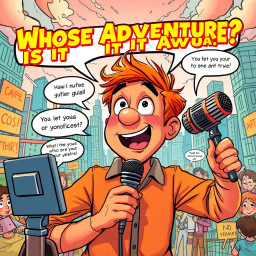 Whose Adventure Is It Anyway? - Text-based game