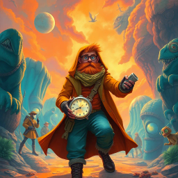 Chrono Chums: Who's There? - Text-based game