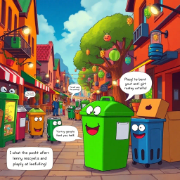 Whose Bin Is It Anyway? - Text-based game