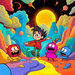 Spectrum Wars: Which Dimension is it Anyway? - Text-based game