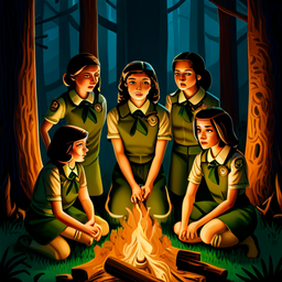 The Ultimate Girl Scout Badge - Text-based game