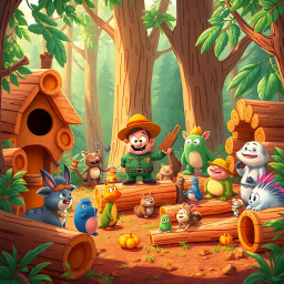 Log Jamboree: Whose Logs Are These Anyway? - Text-based game