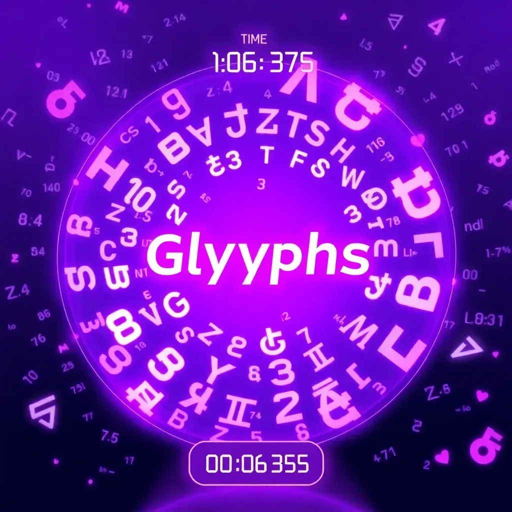 Spinning Glyphs: The Puzzle Game