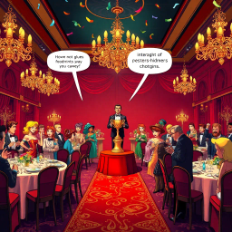 Who Stole the Show? - Text-based game