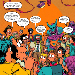 Metamayhem: Whose Adventure is it Anyway? - Text-based game