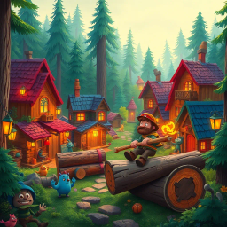 Log Jammin': Who's Logs Are These, Anyway? - Text-based game