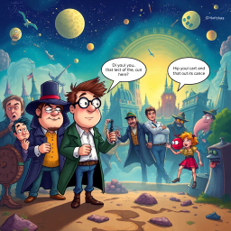 Metamayhem: Whose Adventure Is It Anyway? - Text-based game