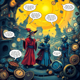 Chronochase: Whose Time Is It Anyway? - Text-based game