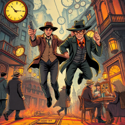 ChronoChase: Whose Time Is It Anyway? - Text-based game