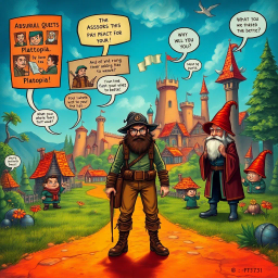 Questception: Whose Adventure Is It Anyway? - Text-based game