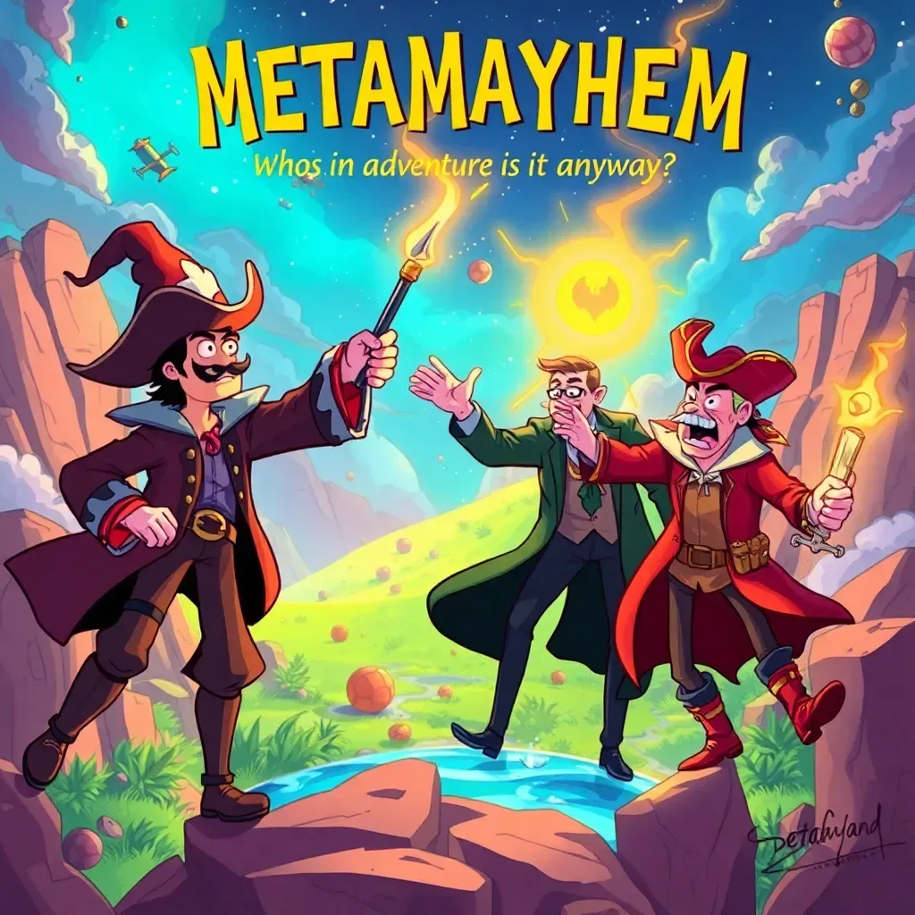 Metamayhem: Whose Adventure is it Anyway?