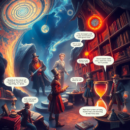 Chrono Chums: Who's There? - Text-based game