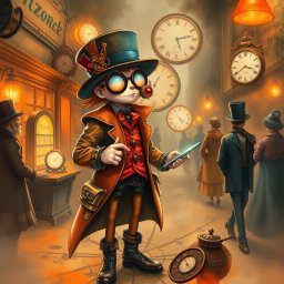 Chrono Chums: Who's There? - Text-based game