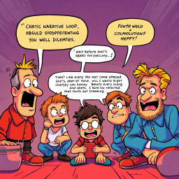 Ego-Quest: Whose Adventure Is It Anyway? - Text-based game