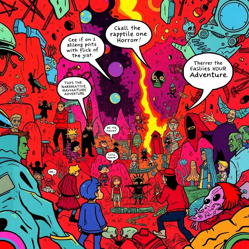 MetaMayhem: Whose Adventure Is It Anyway?