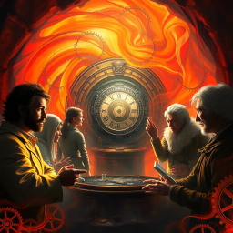 Chrono Chums: Who's There? - Text-based game