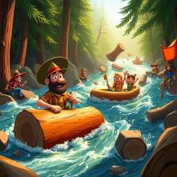 Log Jammin' Showdown - Text-based game