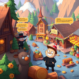 Log Jammed: Who's Logs Are These, Anyway? - Text-based game