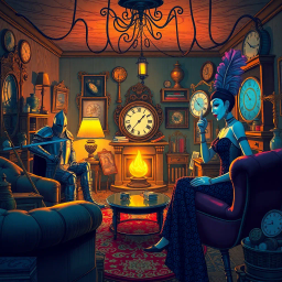 Chrono-Chums: Who's There? - Text-based game