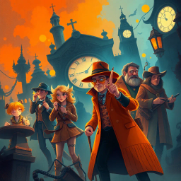 Chrono Chums: Who's There? - Text-based game