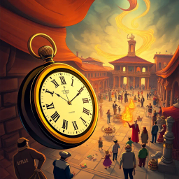 Chrono Chums: Who's There? - Text-based game