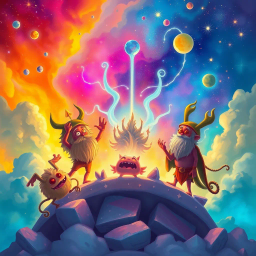 Divine Blunder: The Pantheon of Pranks - Text-based game