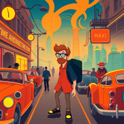 Chrono Chums: Who's There? - Text-based game