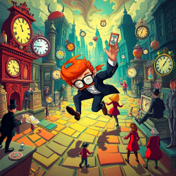 Temporal Tangle: Whose Time Is It Anyway? - Text-based game