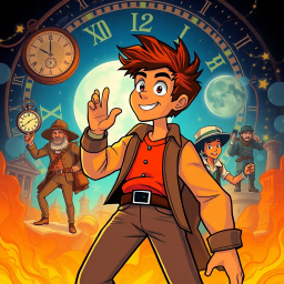 Chrono Chums: Who's There? - Text-based game