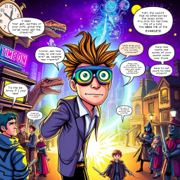 Chrono Chums: Who's There? - Text-based game