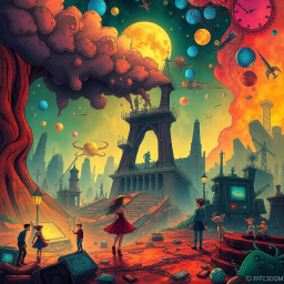 Metamayhem: Whose Adventure Is It Anyway? - Text-based game