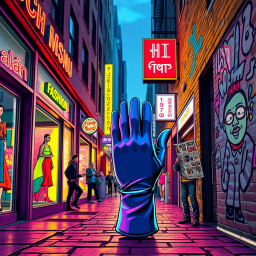 Whose Glove Is This? - Text-based game