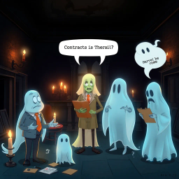 Spectral Contracts: Who You Gonna Call? - Text-based game