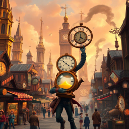 Chronochaser: Who's Time Is It Anyway? - Text-based game