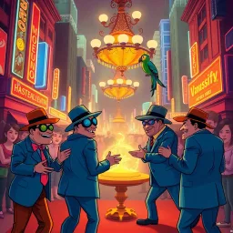 The Great Heist: Whose Thief is it Anyway? - Text-based game