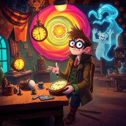 Chrono Chums: Who's There? - Text-based game