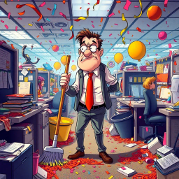 Whose Mess is it Anyway? - Text-based game