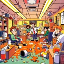 Whose Mess Is It Anyway? - Text-based game