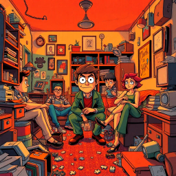 Whose Mess Is It Anyway? - Text-based game