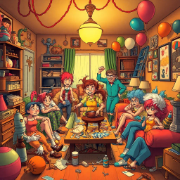 Whose Mess Is It Anyway? - Text-based game