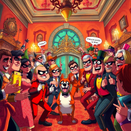 The Great Heist: Whose Thief Is It Anyway? - Text-based game