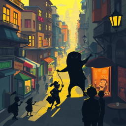 Whose Shadow Is It Anyway? - Text-based game