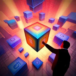 Spinning Cube Challenge - Text-based game