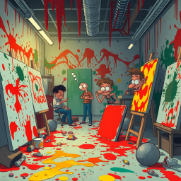 Whose Mess Is It Anyway? - Text-based game