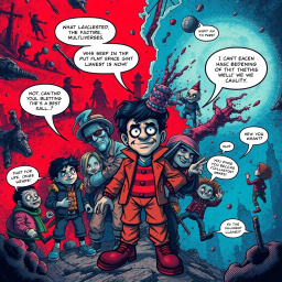 Metamayhem: Whose Adventure is it Anyway? - Text-based game