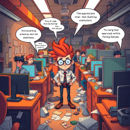Whose Mess Is It Anyway? - Text-based game